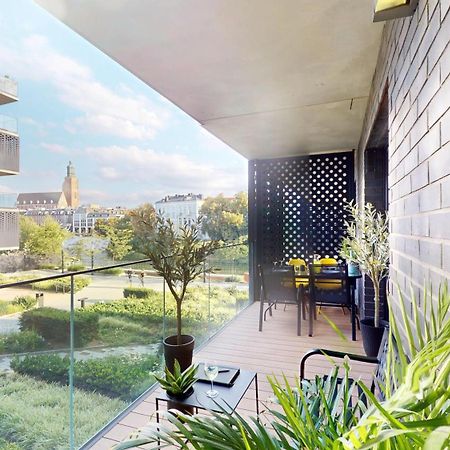 Apartament Z Tarasem I Widokiem Na Rzeke Wroapart-Pl - Apartment With Terrace And River View Wroapart Wroclaw Ngoại thất bức ảnh
